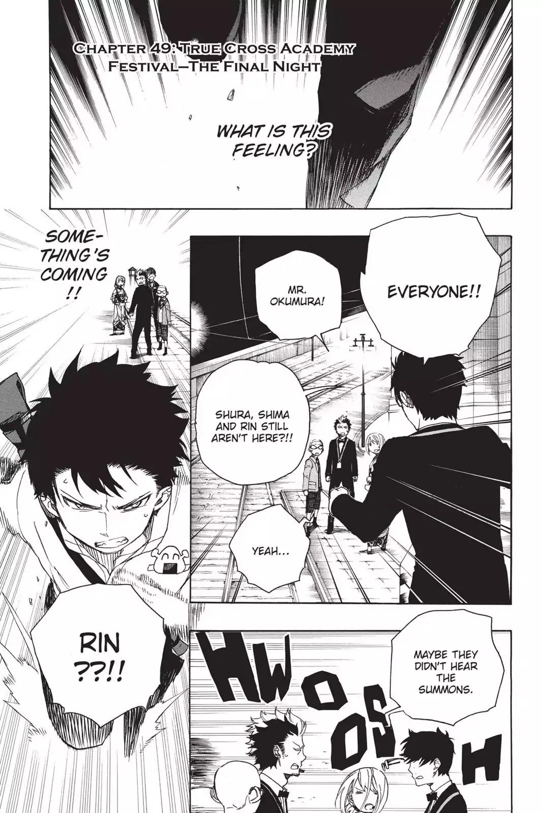 Ao no Exorcist Chapter 49 - Page 1
