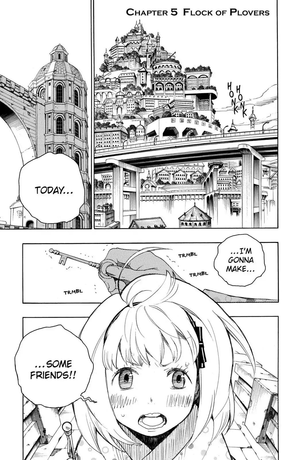 Ao no Exorcist Chapter 5 - Page 1