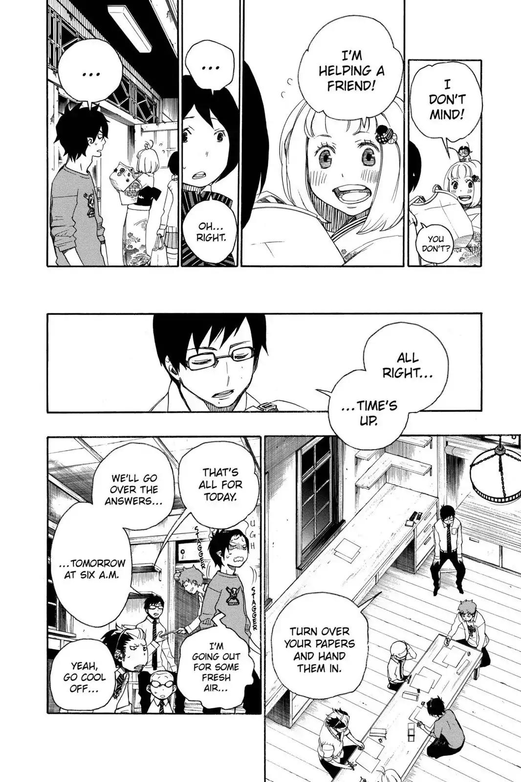 Ao no Exorcist Chapter 5 - Page 22