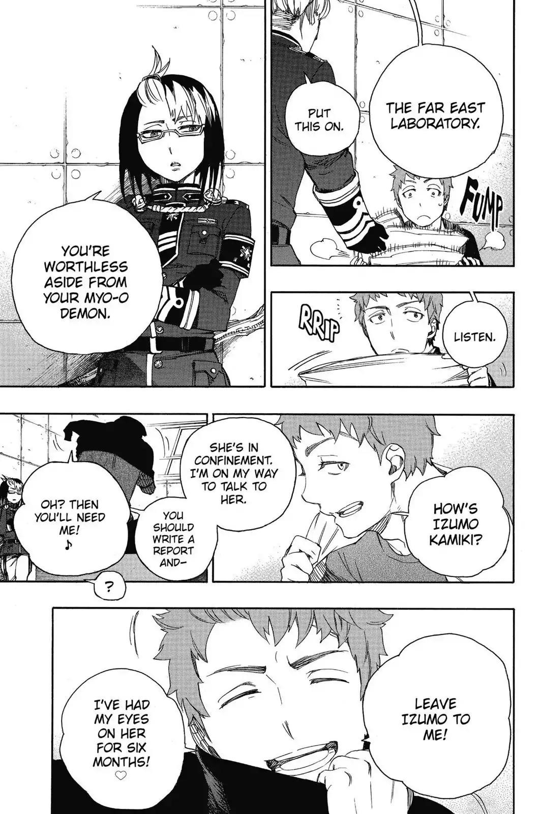 Ao no Exorcist Chapter 50 - Page 3