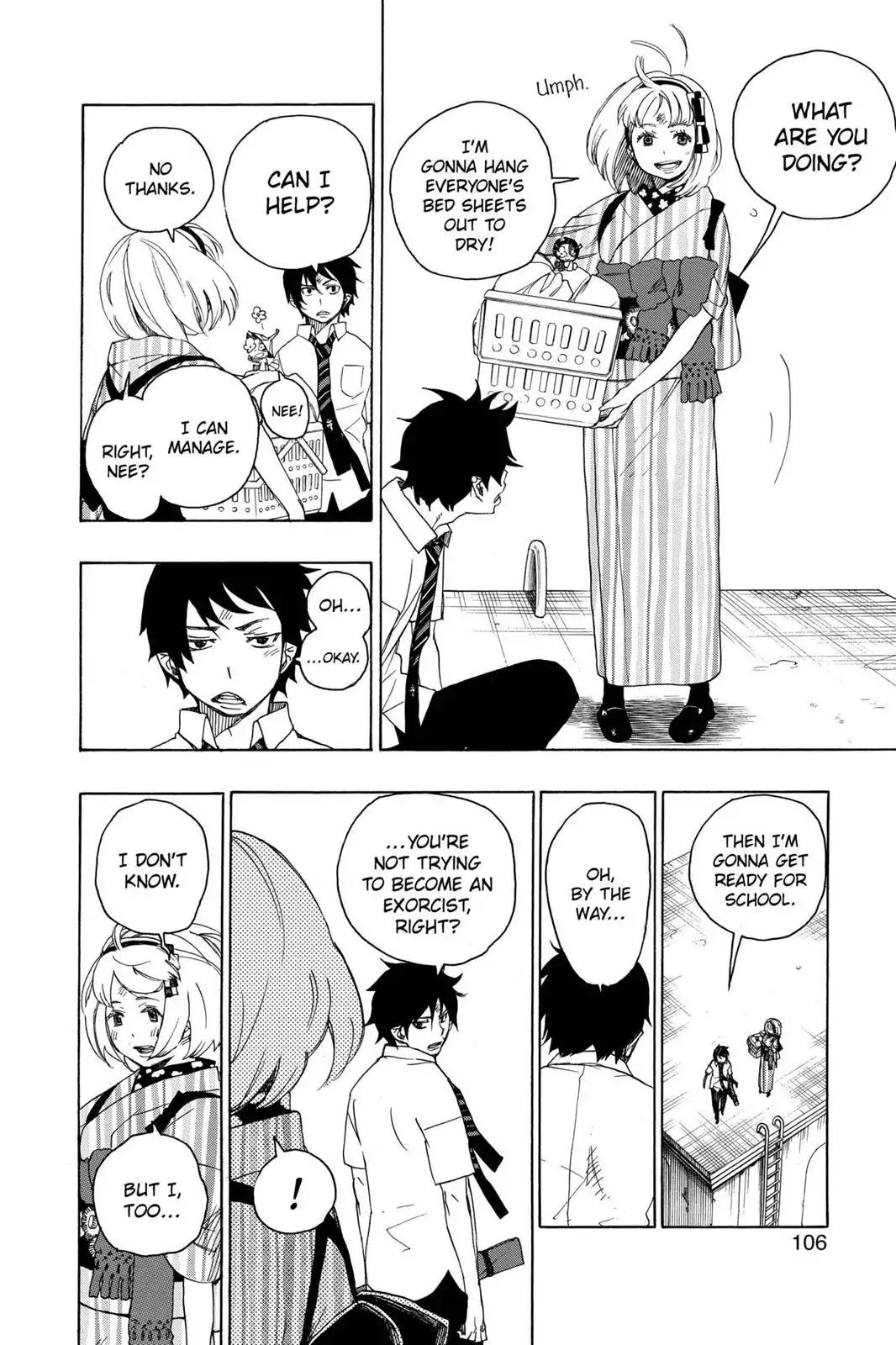 Ao no Exorcist Chapter 6 - Page 10