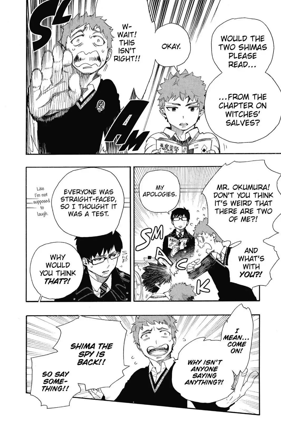 Ao no Exorcist Chapter 65 - Page 22
