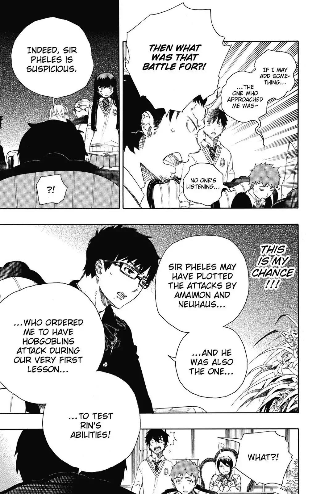 Ao no Exorcist Chapter 66 - Page 17