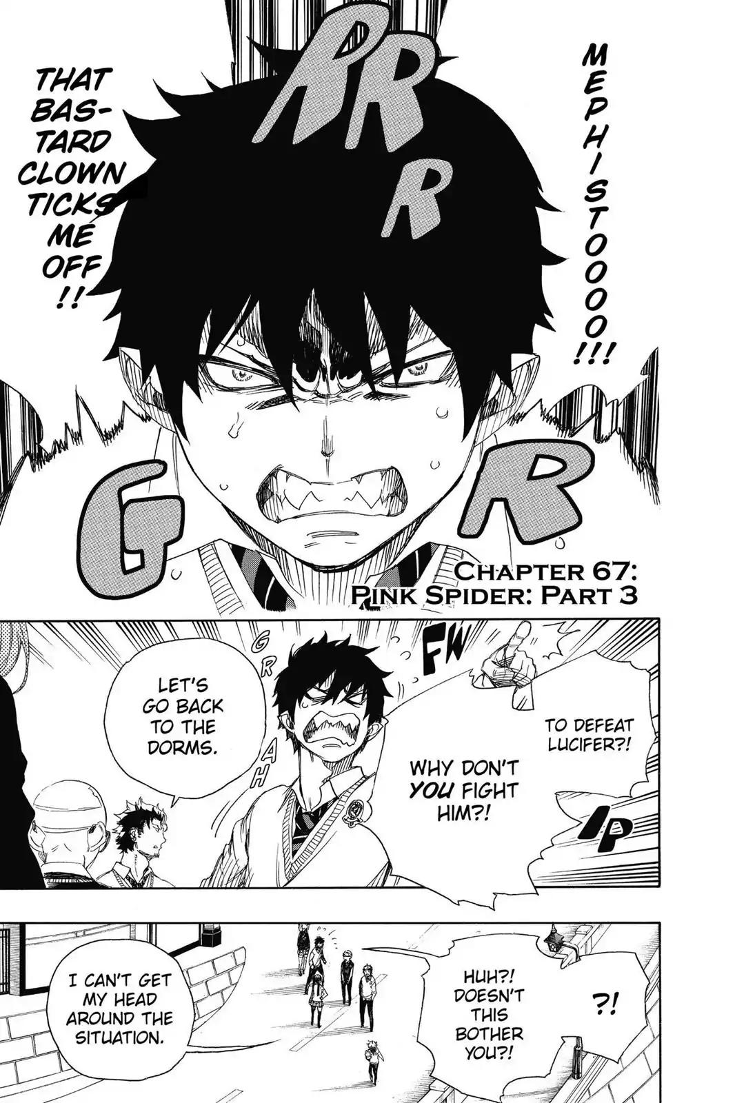 Ao no Exorcist Chapter 67 - Page 1