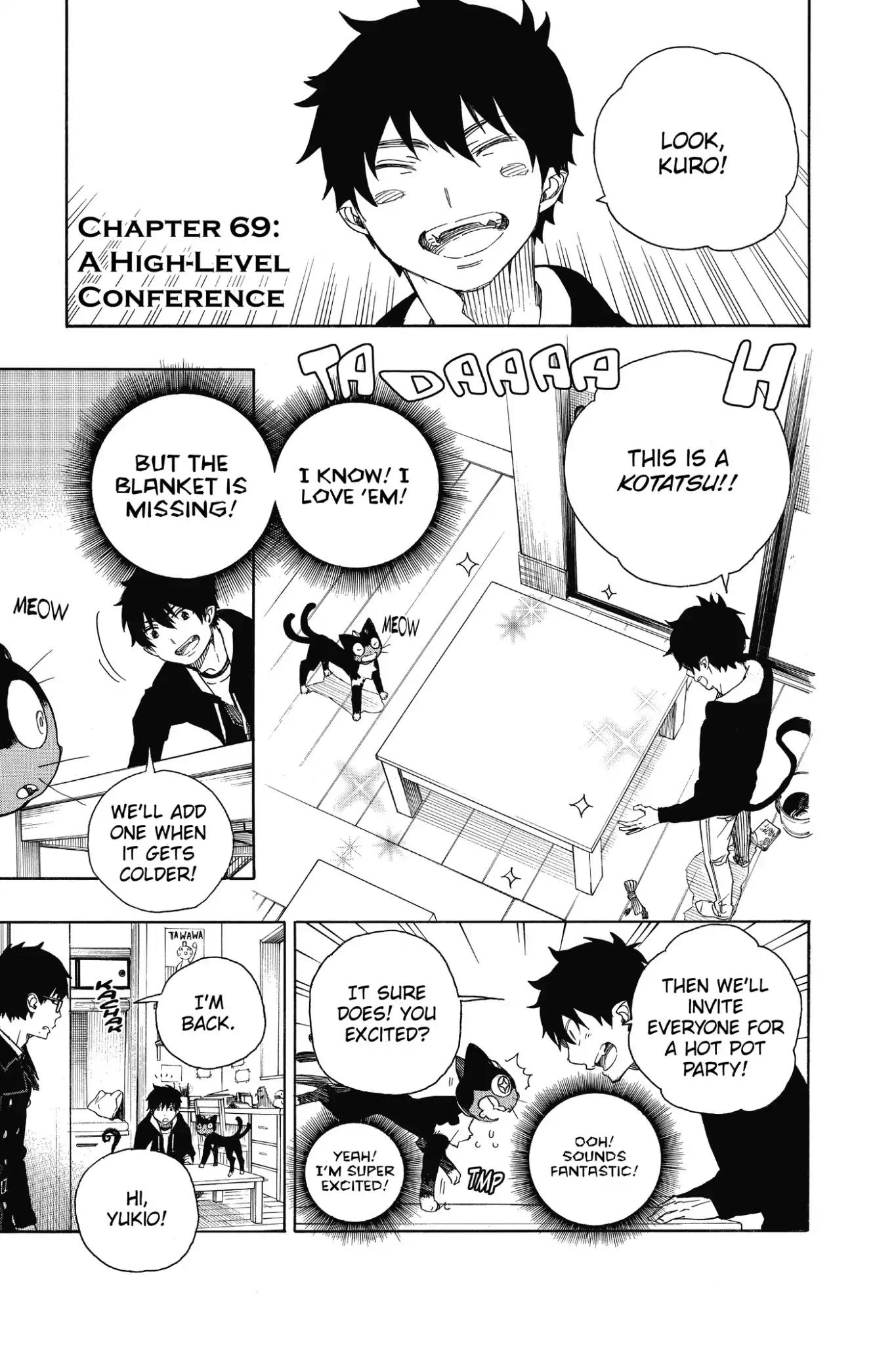 Ao no Exorcist Chapter 69 - Page 1