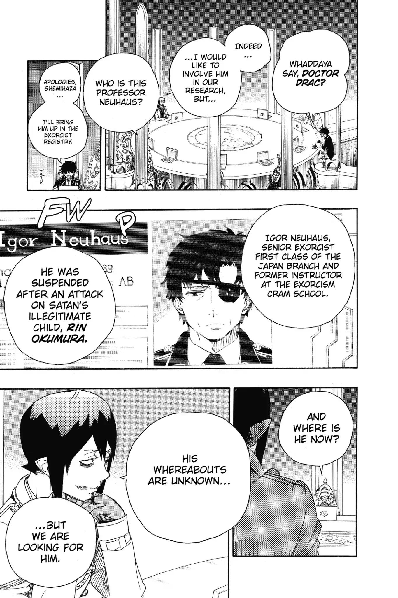 Ao no Exorcist Chapter 69 - Page 11