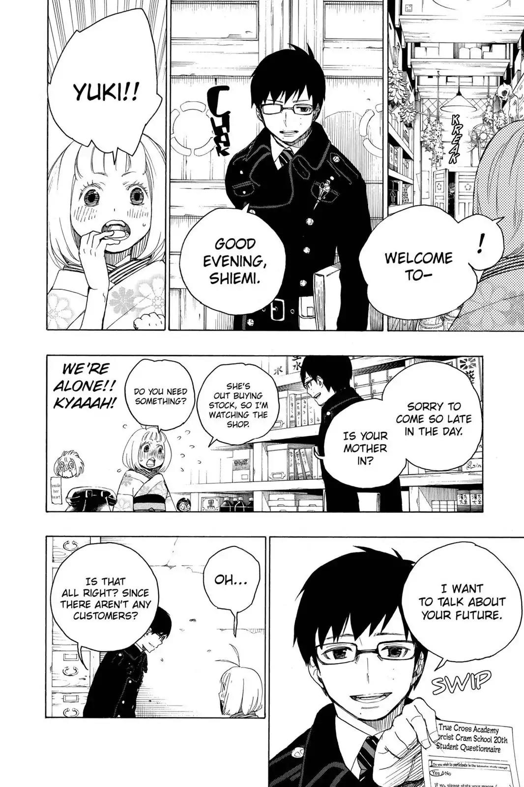 Ao no Exorcist Chapter 7 - Page 14