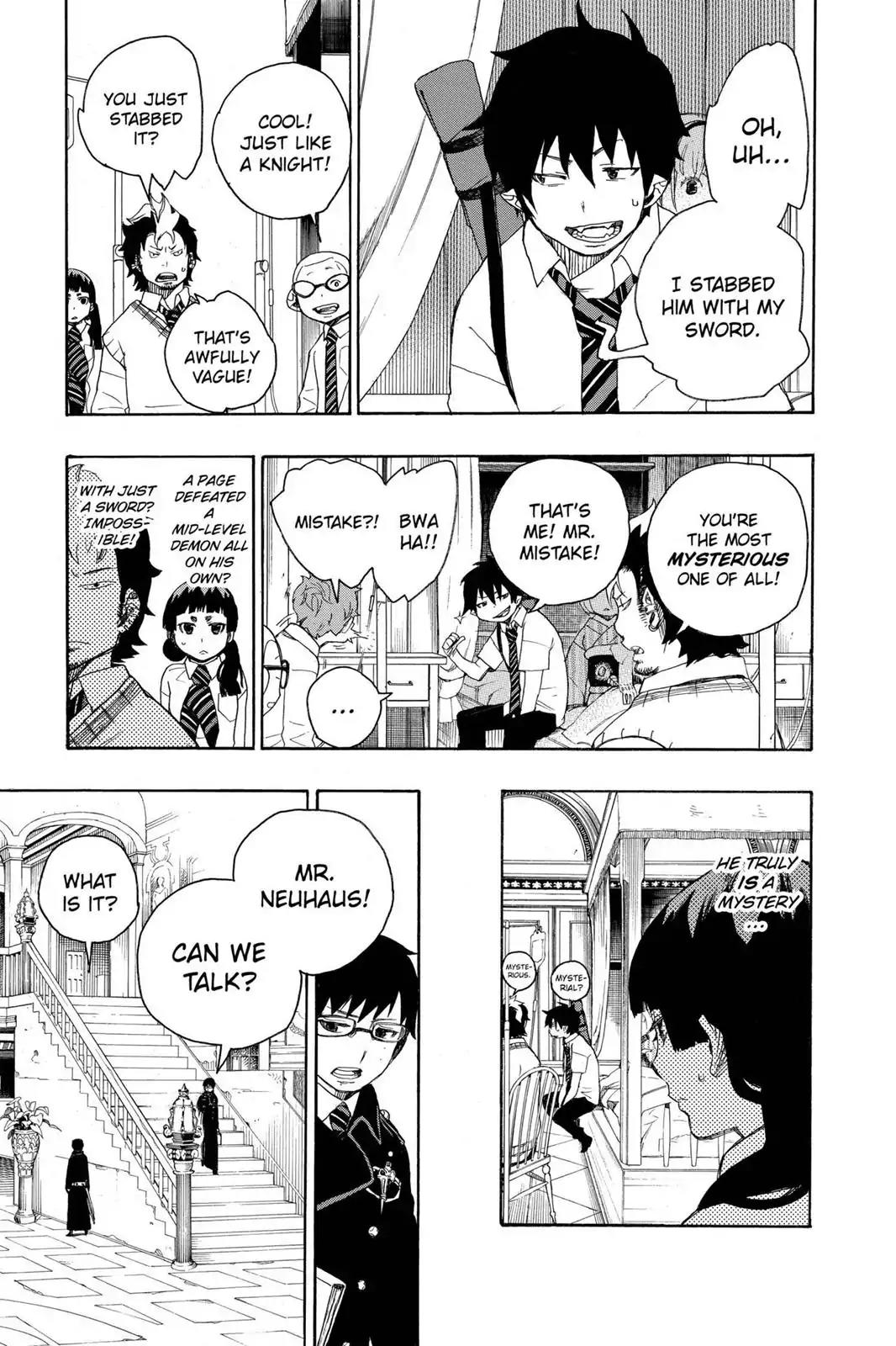 Ao no Exorcist Chapter 7 - Page 9