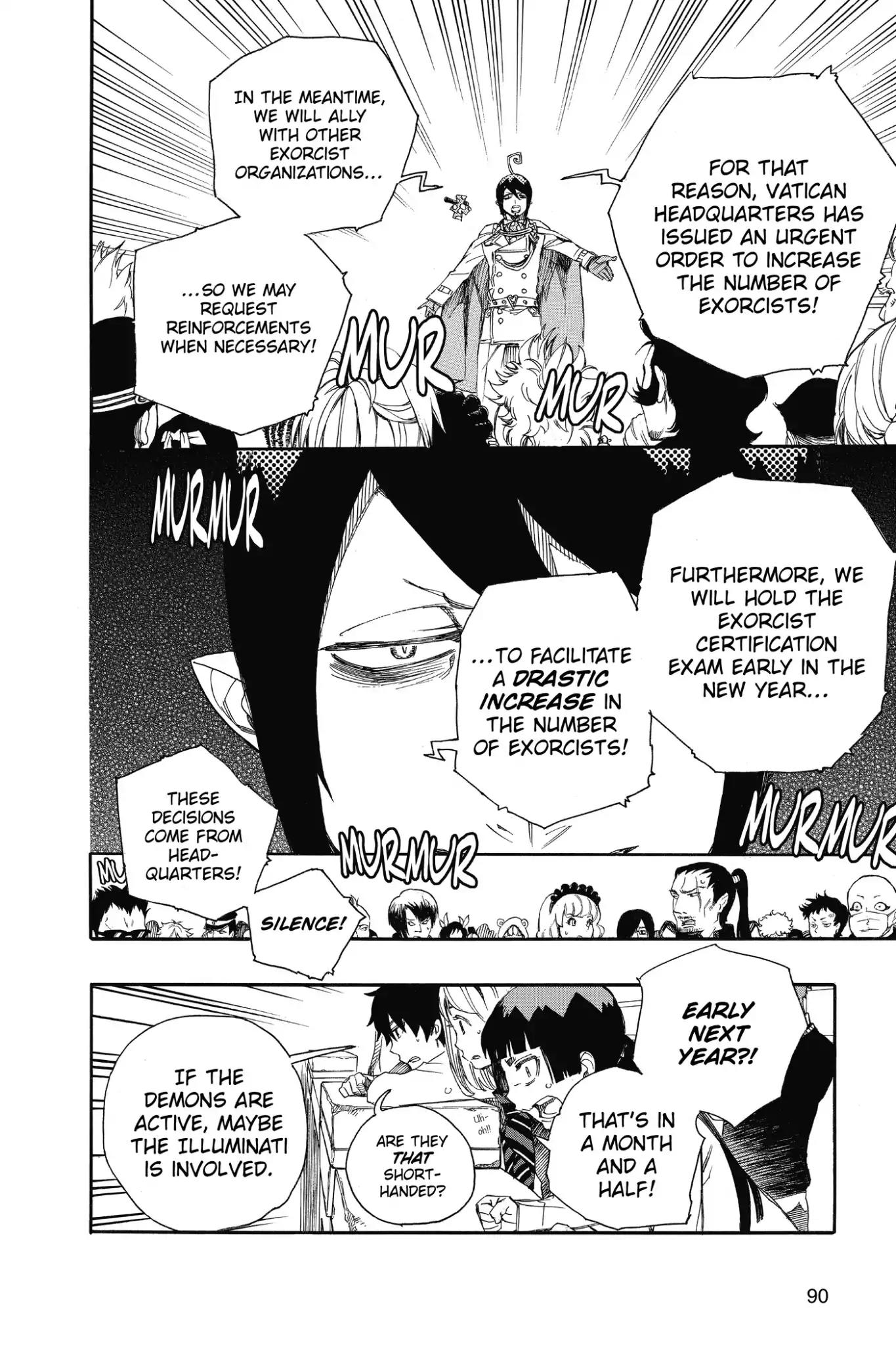Ao no Exorcist Chapter 70 - Page 12