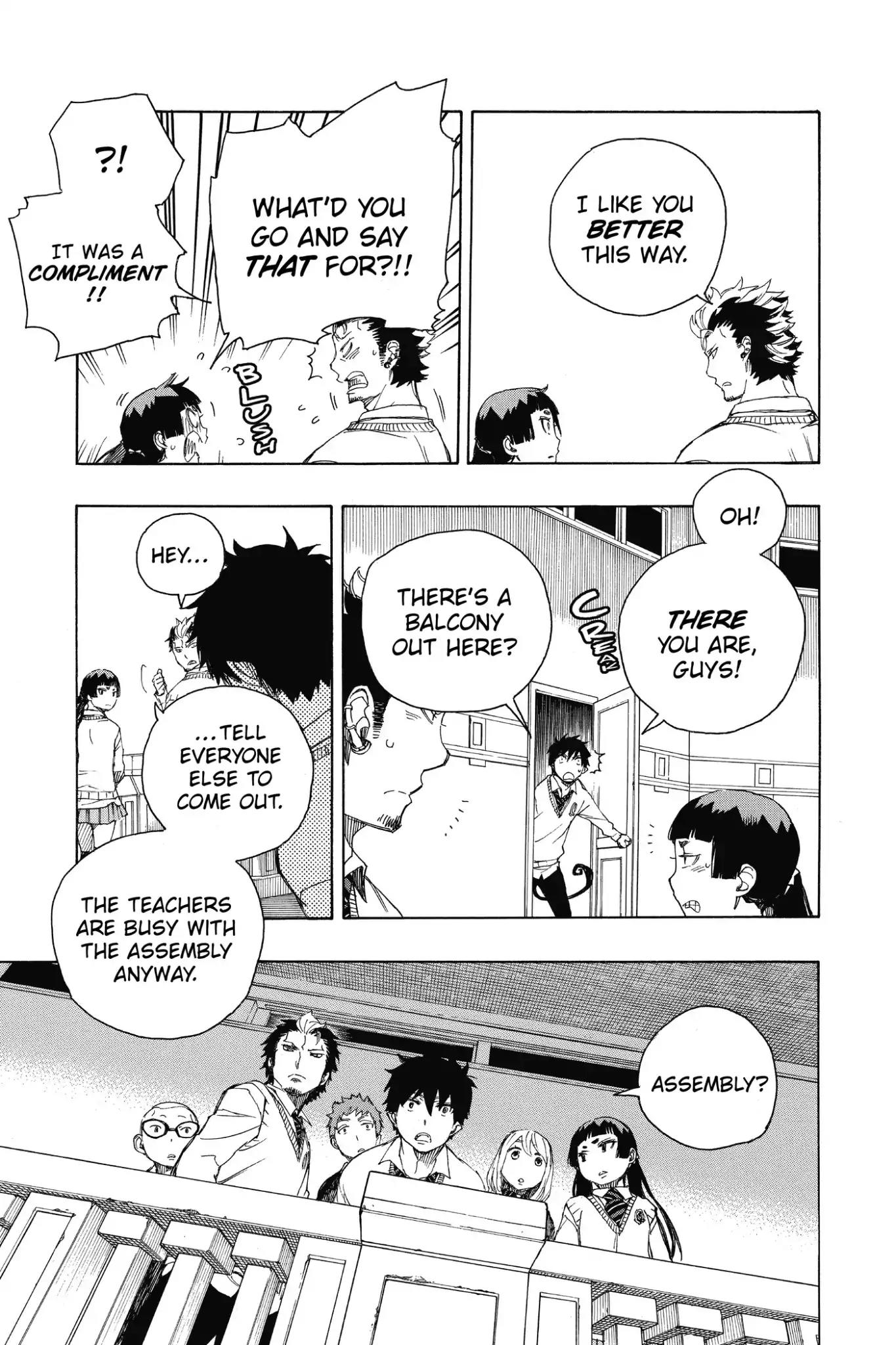 Ao no Exorcist Chapter 70 - Page 9