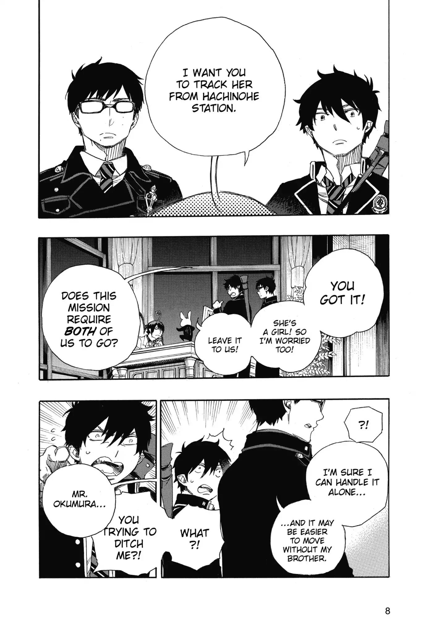 Ao no Exorcist Chapter 74 - Page 9