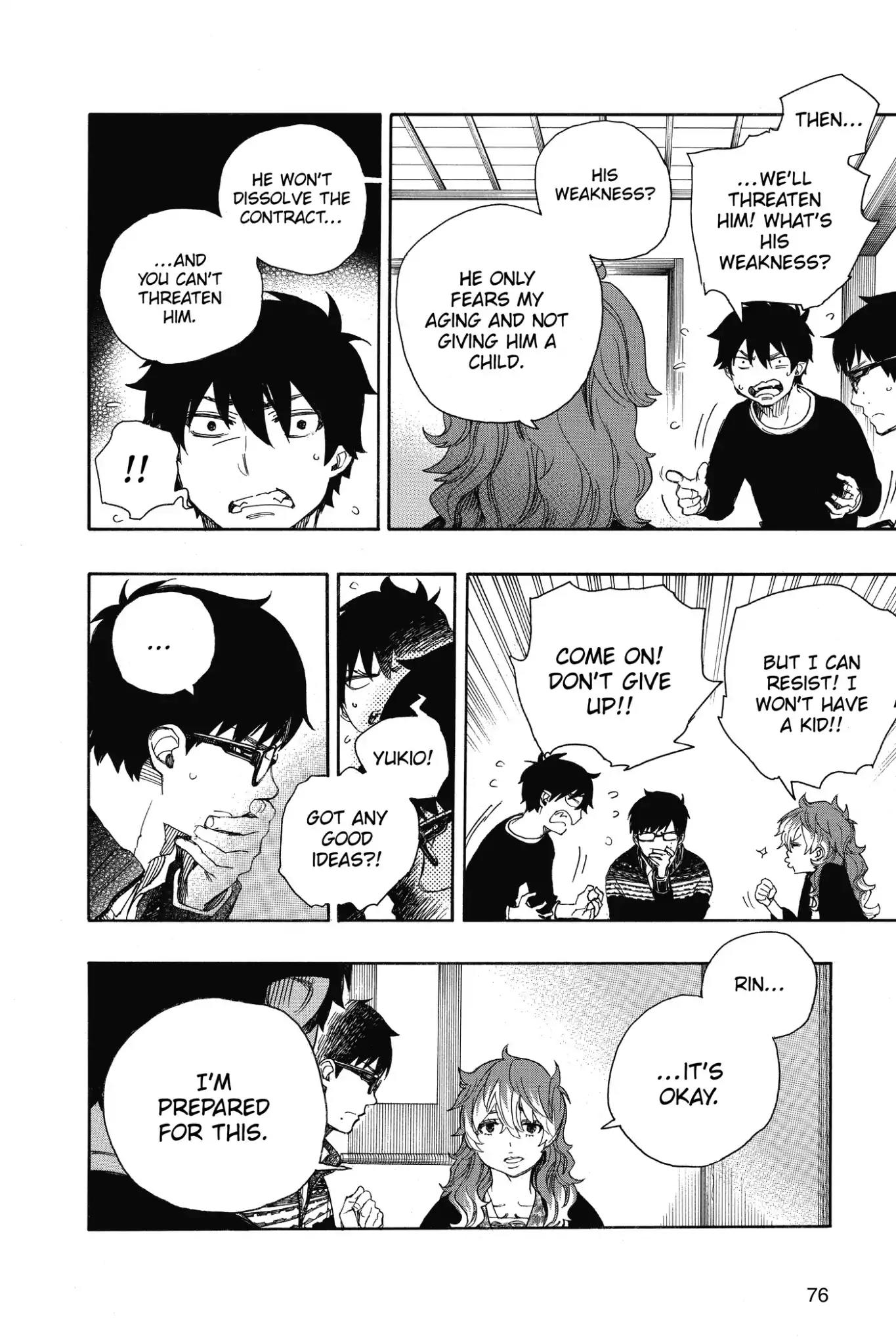 Ao no Exorcist Chapter 76 - Page 12
