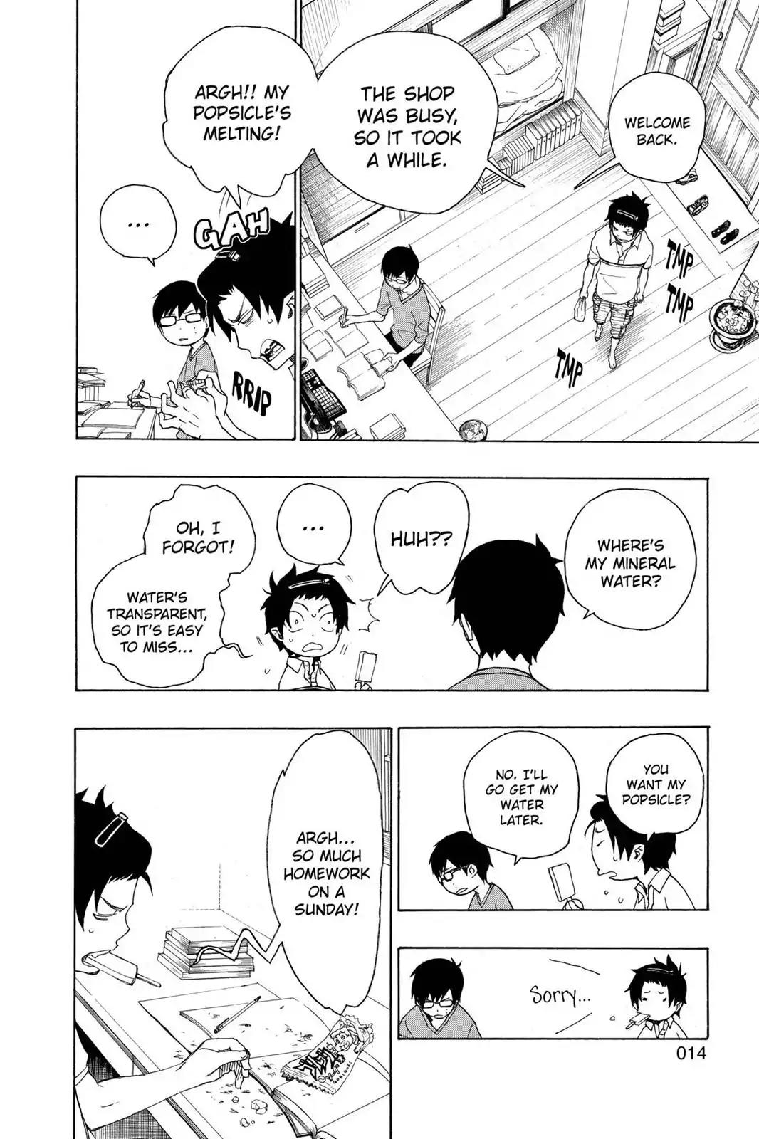 Ao no Exorcist Chapter 8 - Page 14