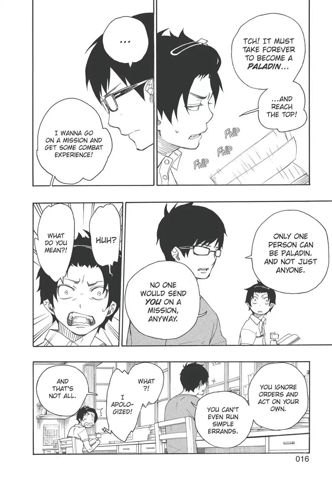 Ao no Exorcist Chapter 8 - Page 16