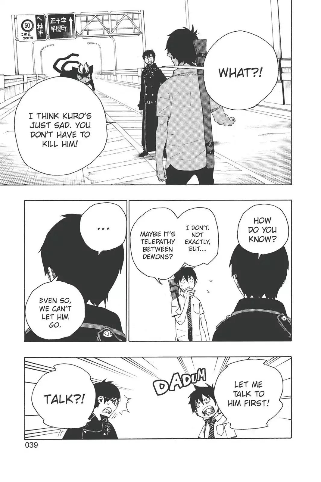 Ao no Exorcist Chapter 8 - Page 39