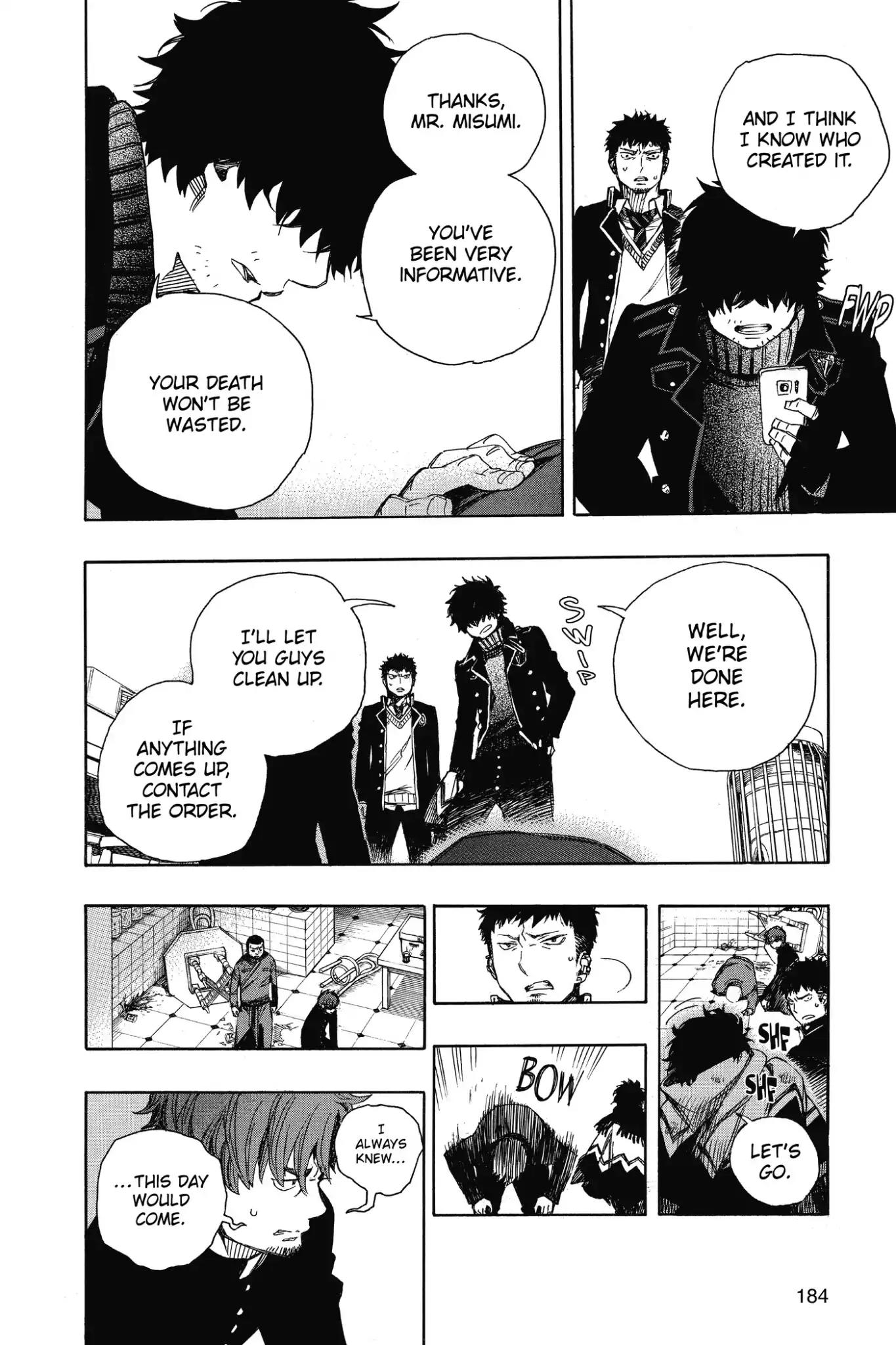 Ao no Exorcist Chapter 83 - Page 34