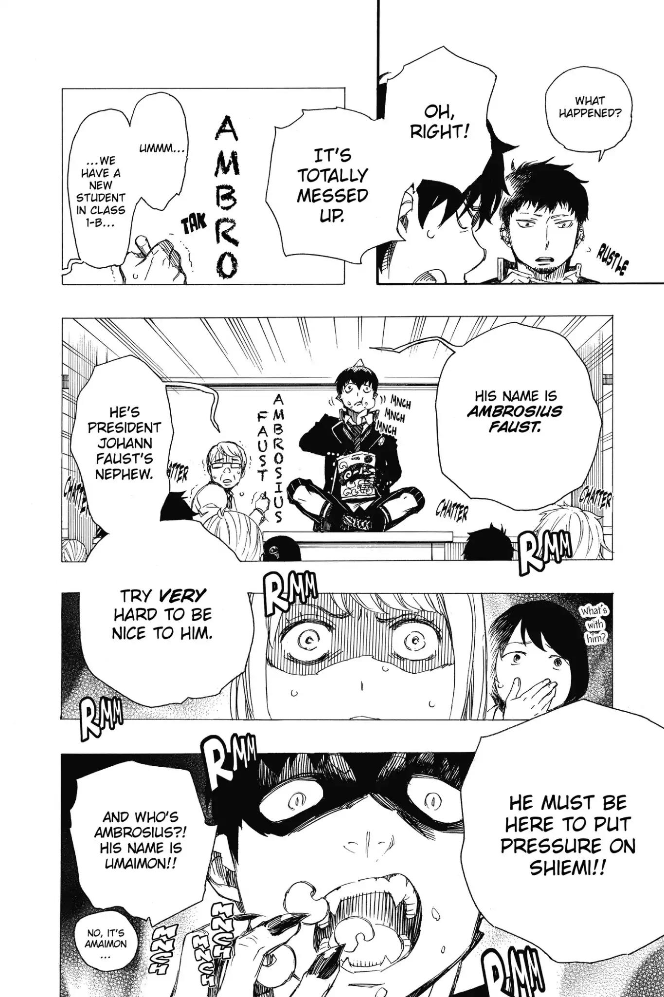 Ao no Exorcist Chapter 84 - Page 10