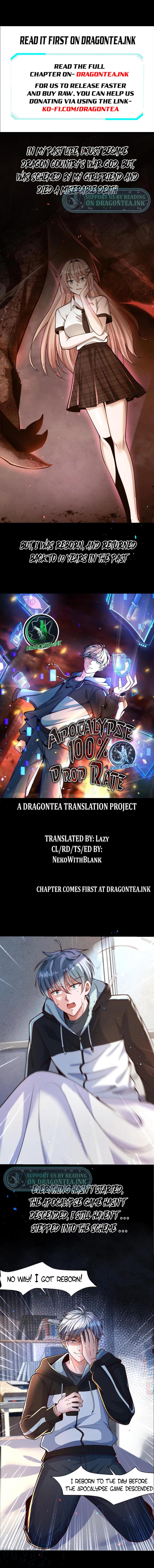 Apocalypse 100% Drop Rate Chapter 0 - Page 1