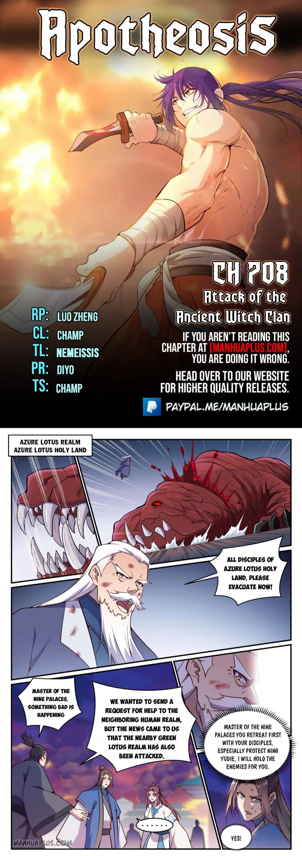 Apotheosis Chapter 700 - Page 1