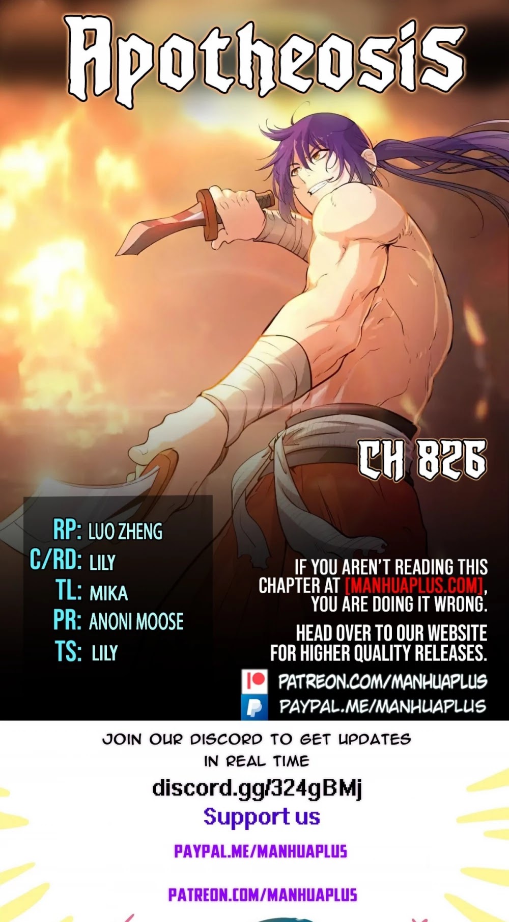 Apotheosis Chapter 818 - Page 1