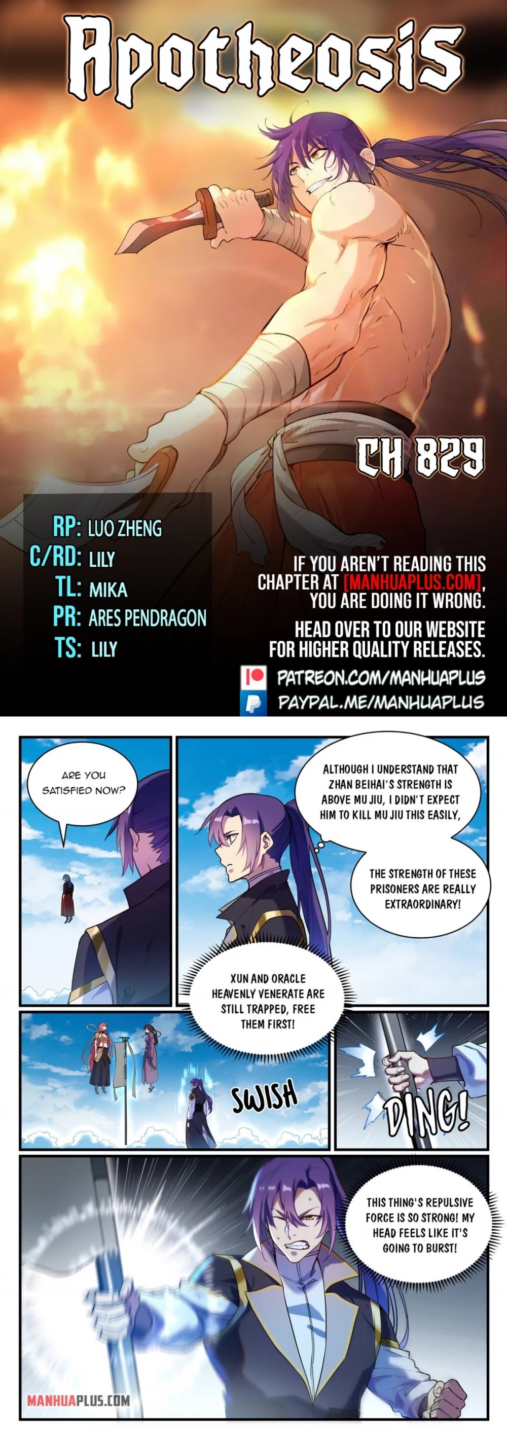 Apotheosis Chapter 821 - Page 1