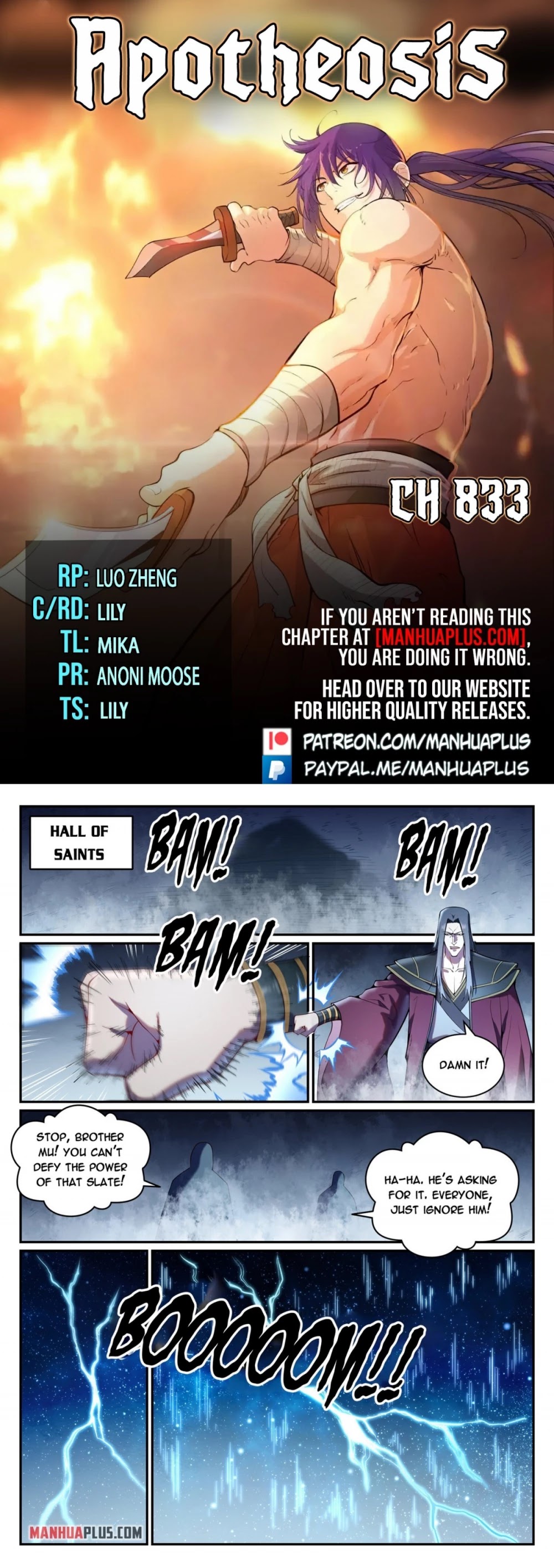 Apotheosis Chapter 825 - Page 1