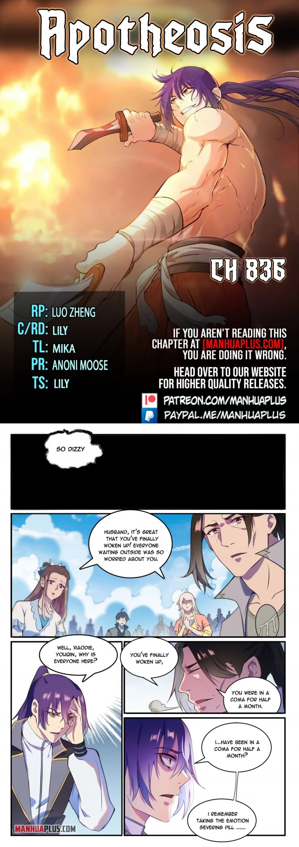 Apotheosis Chapter 828 - Page 1