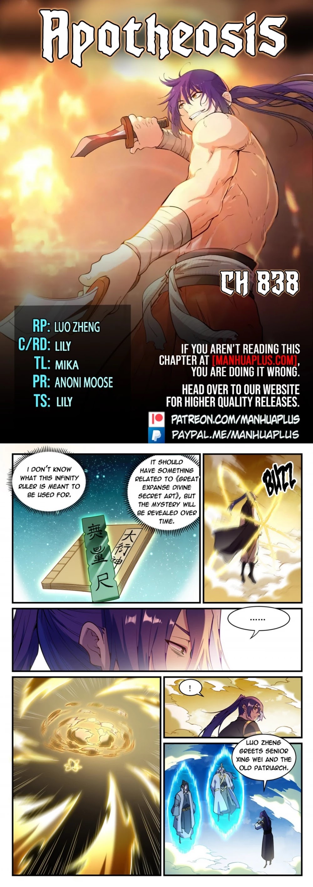 Apotheosis Chapter 830 - Page 1