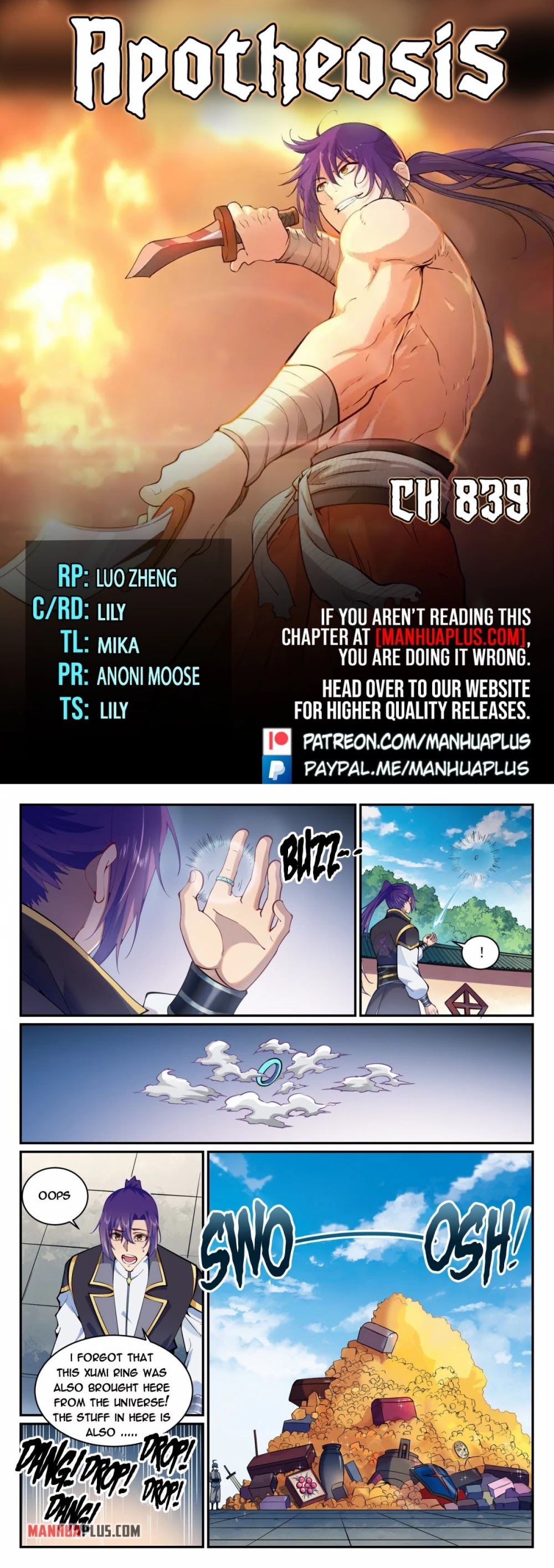Apotheosis Chapter 831 - Page 1
