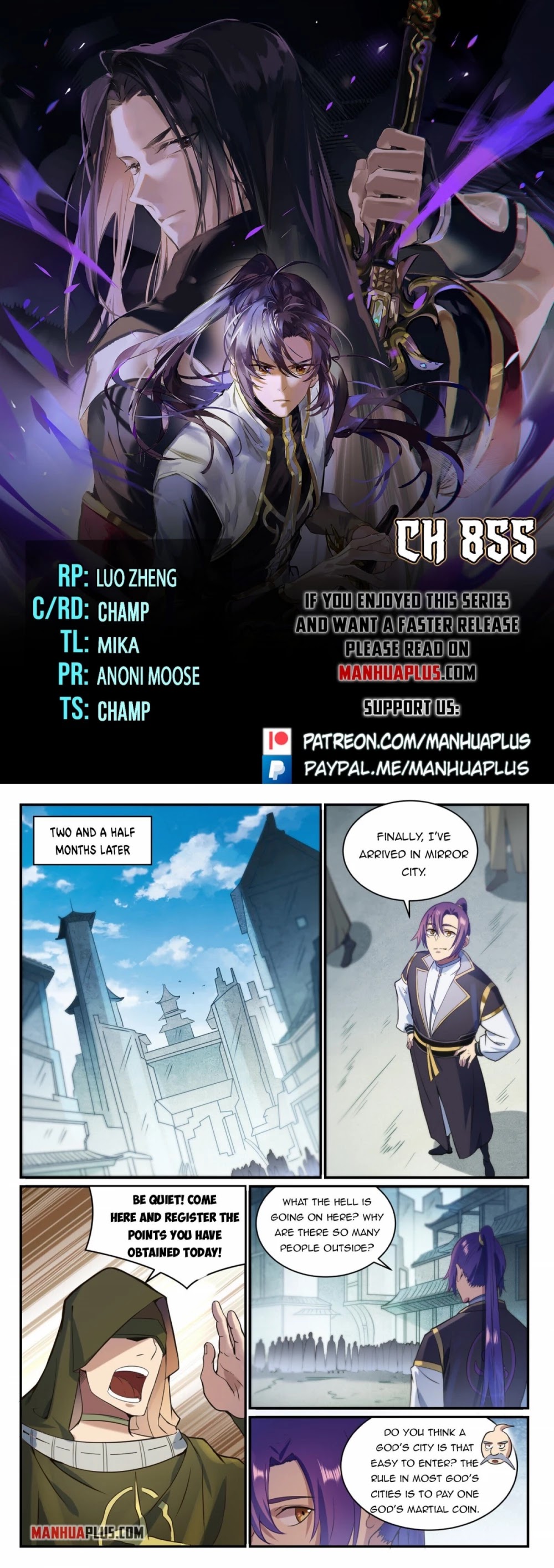 Apotheosis Chapter 847 - Page 1