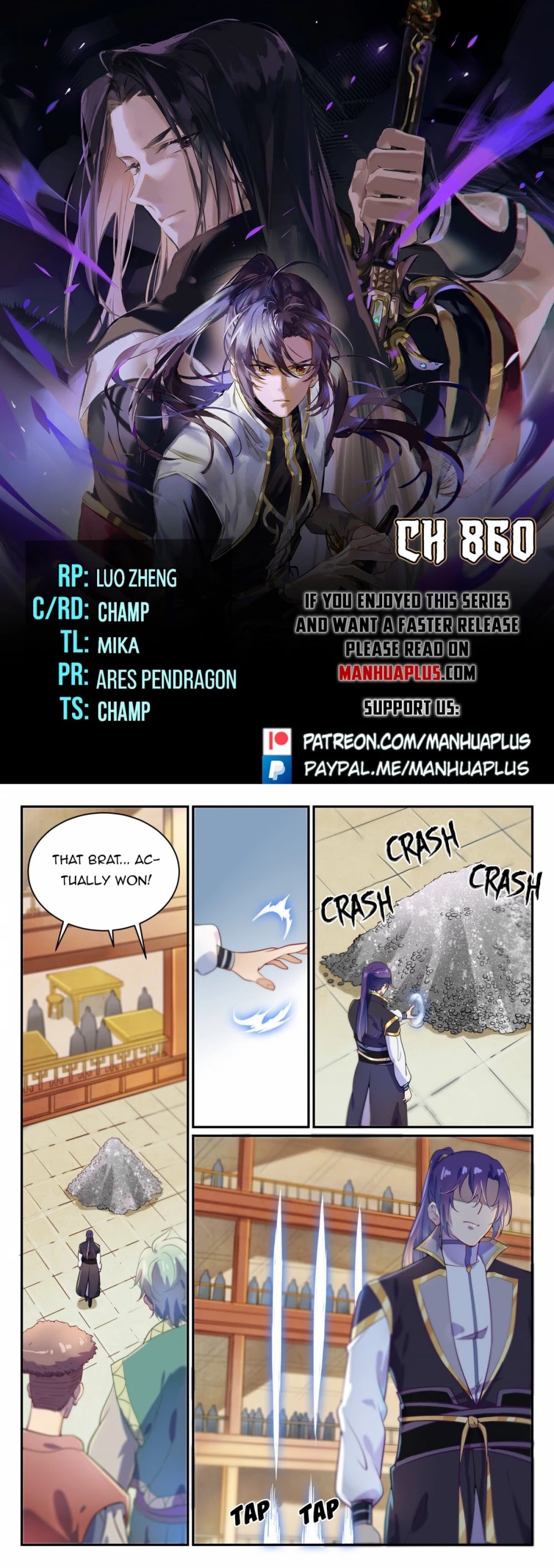 Apotheosis Chapter 852 - Page 1