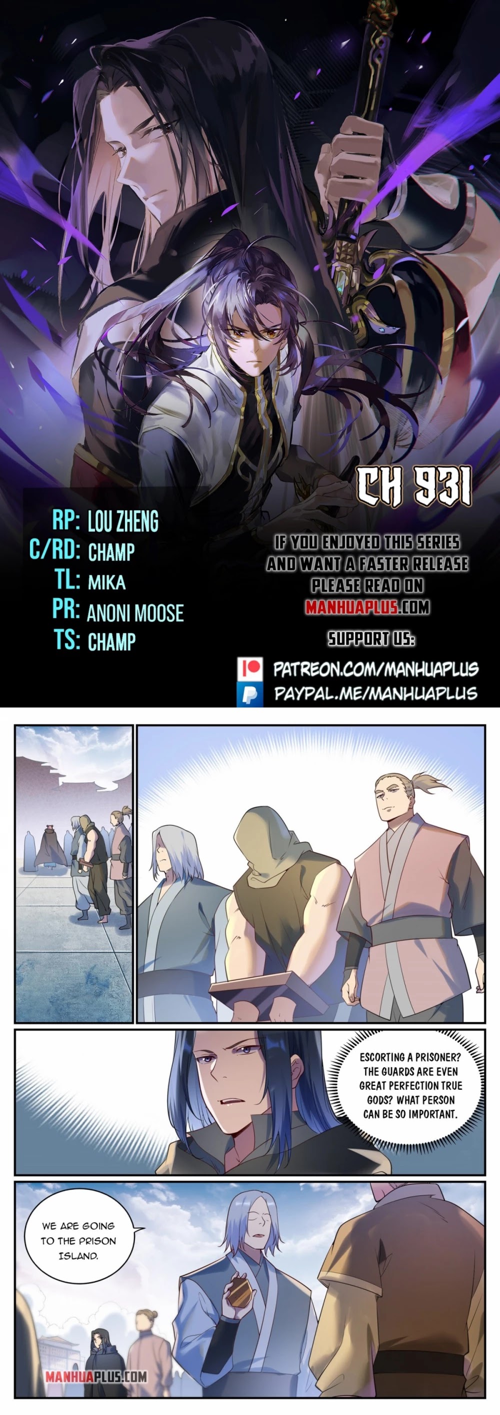Apotheosis Chapter 923 - Page 1