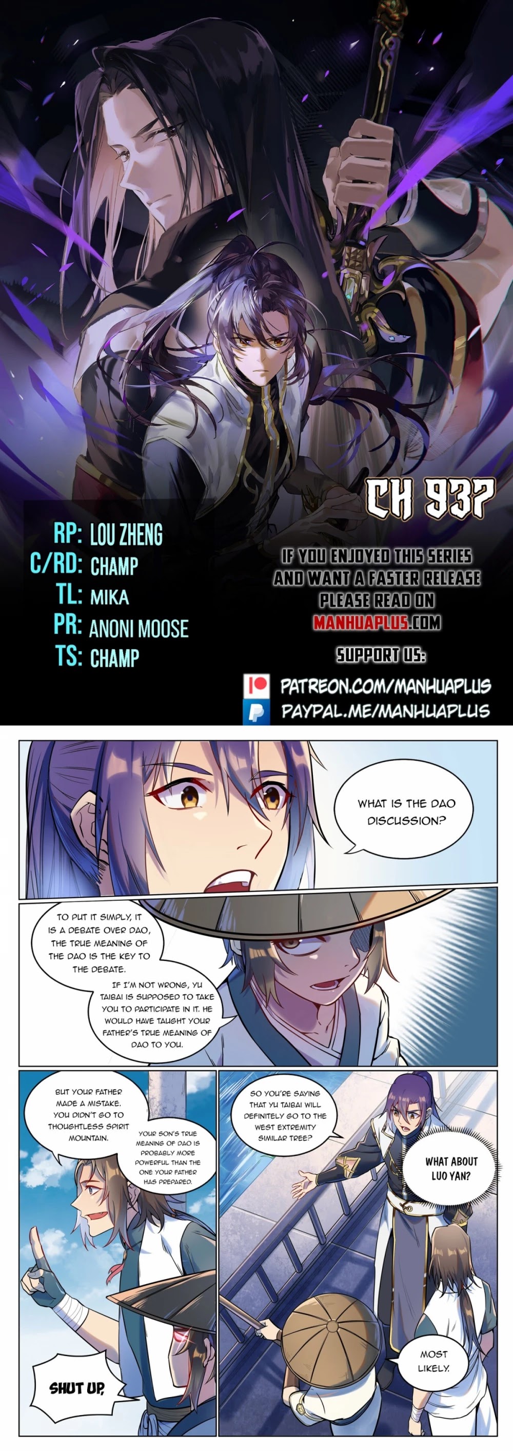 Apotheosis Chapter 929 - Page 1