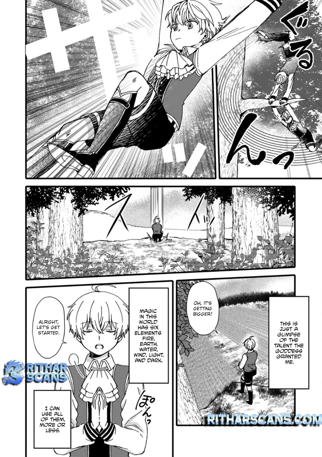 “Aru Teido (?) no Mahou no Sainou” de Kondokoso Isekai de Slow Life wo Okurimasu Chapter 1 - Page 13
