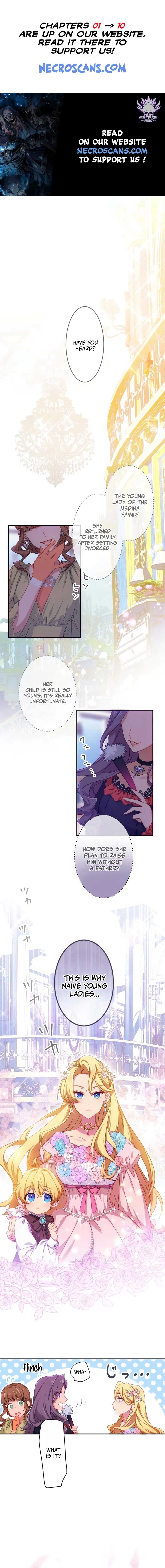 As a Reincarnated Villainess and a Single Mother, I’ve Secured the Love Route! Chapter 1 - Page 0