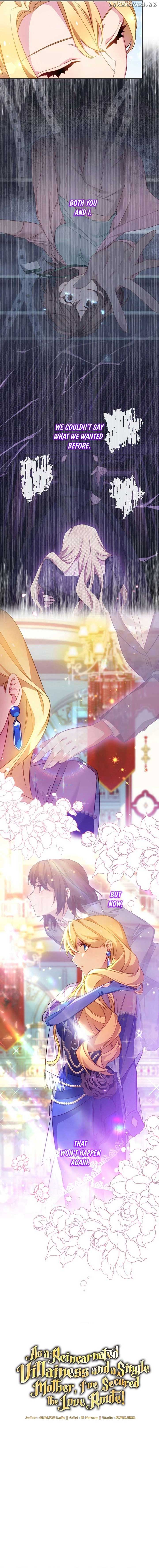 As a Reincarnated Villainess and a Single Mother, I’ve Secured the Love Route! Chapter 24 - Page 1