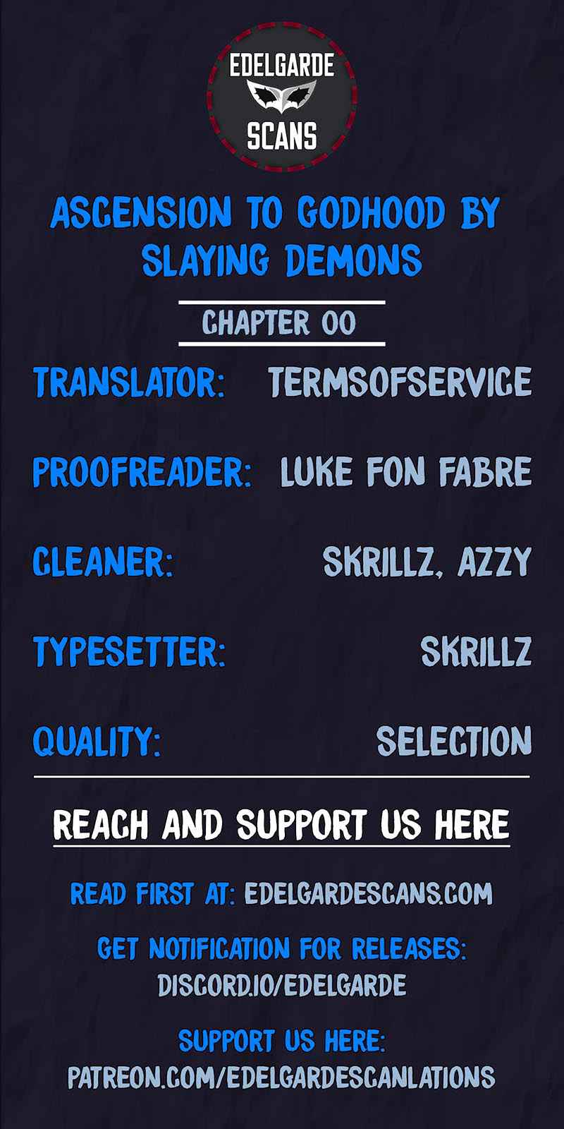 Ascension by Slaying Demons Chapter 0 - Page 1