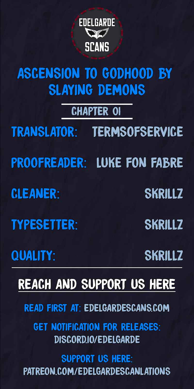 Ascension by Slaying Demons Chapter 1 - Page 1
