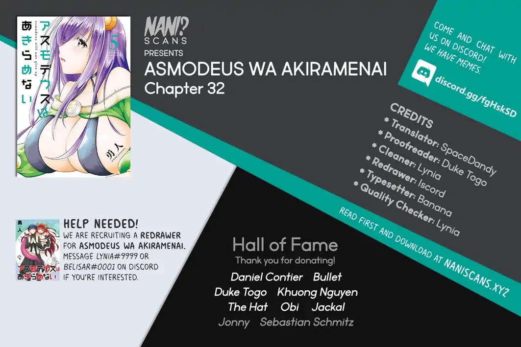 Asmodeus wa Akiramenai Chapter 32 - Page 0
