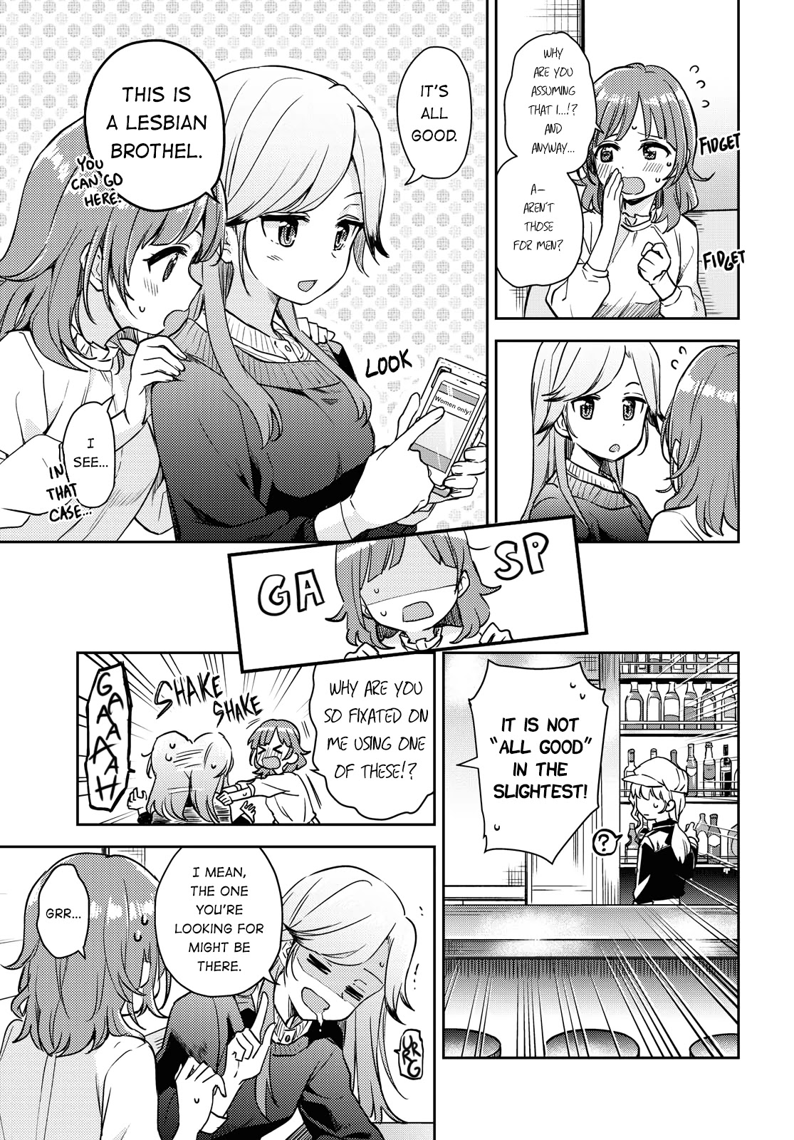 Asumi-chan Is Interested in Lesbian Brothels! Chapter 1 - Page 12