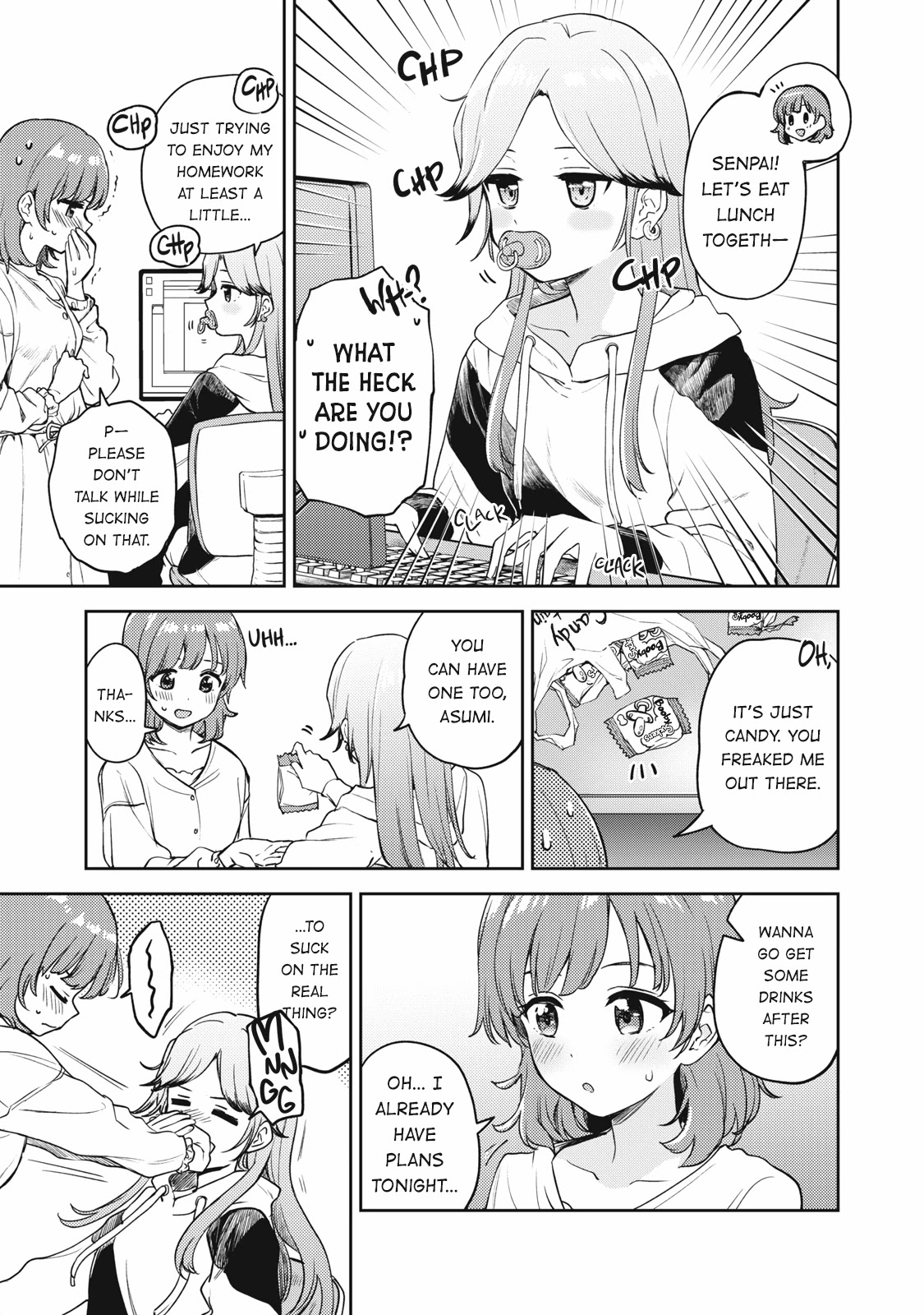 Asumi-chan Is Interested in Lesbian Brothels! Chapter 10.1 - Page 0