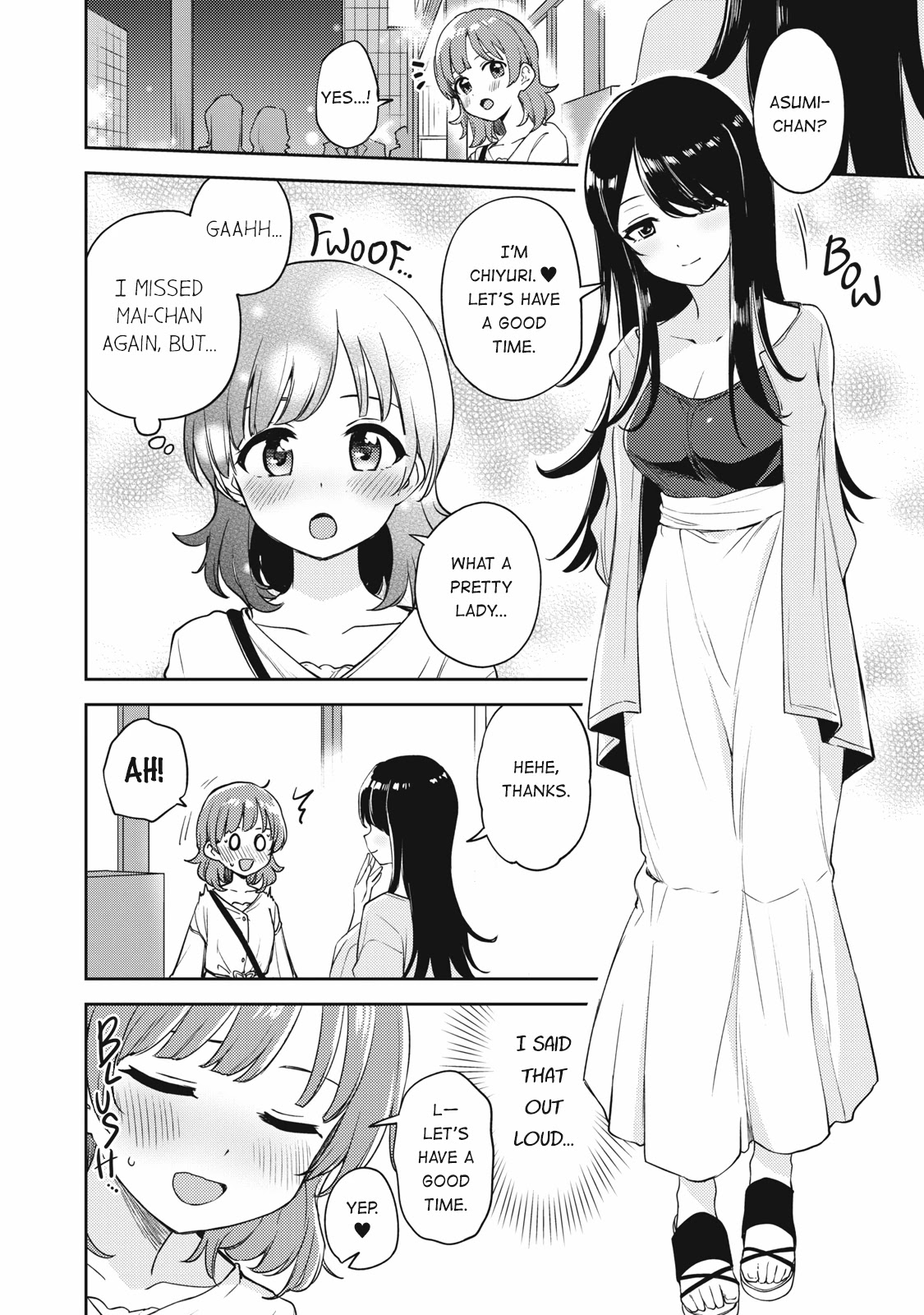 Asumi-chan Is Interested in Lesbian Brothels! Chapter 10.1 - Page 1