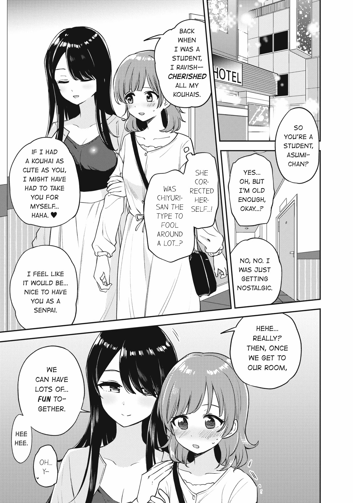Asumi-chan Is Interested in Lesbian Brothels! Chapter 10.1 - Page 2