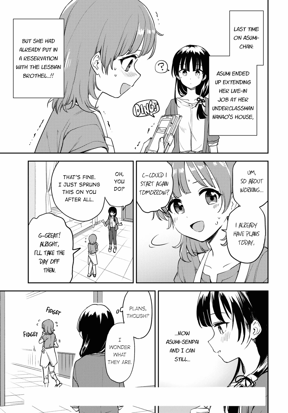 Asumi-chan Is Interested in Lesbian Brothels! Chapter 12 - Page 0