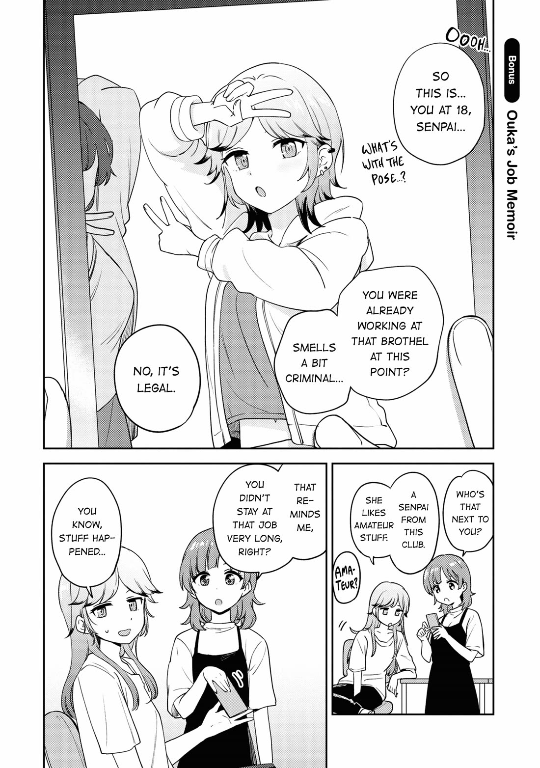 Asumi-chan Is Interested in Lesbian Brothels! Chapter 13.5 - Page 0