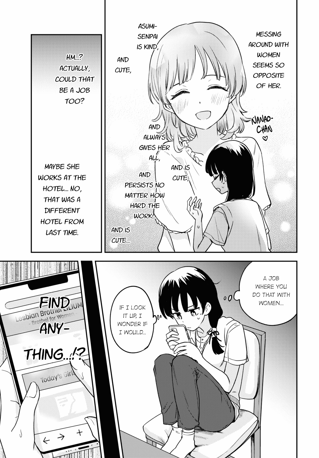 Asumi-chan Is Interested in Lesbian Brothels! Chapter 13 - Page 22