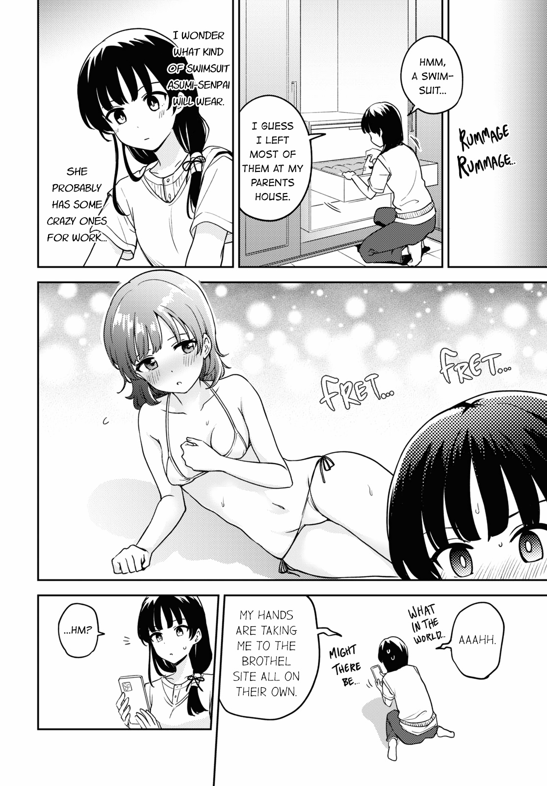 Asumi-chan Is Interested in Lesbian Brothels! Chapter 13 - Page 29