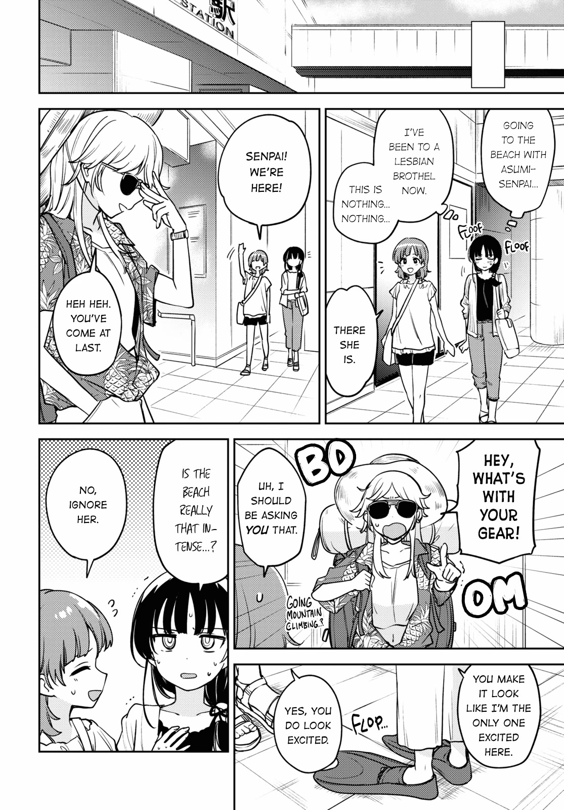 Asumi-chan Is Interested in Lesbian Brothels! Chapter 15 - Page 3