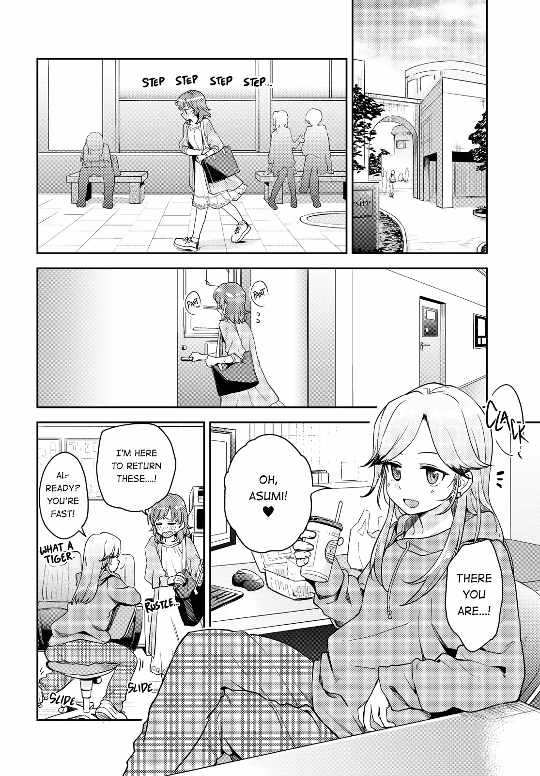 Asumi-chan Is Interested in Lesbian Brothels! Chapter 2 - Page 9