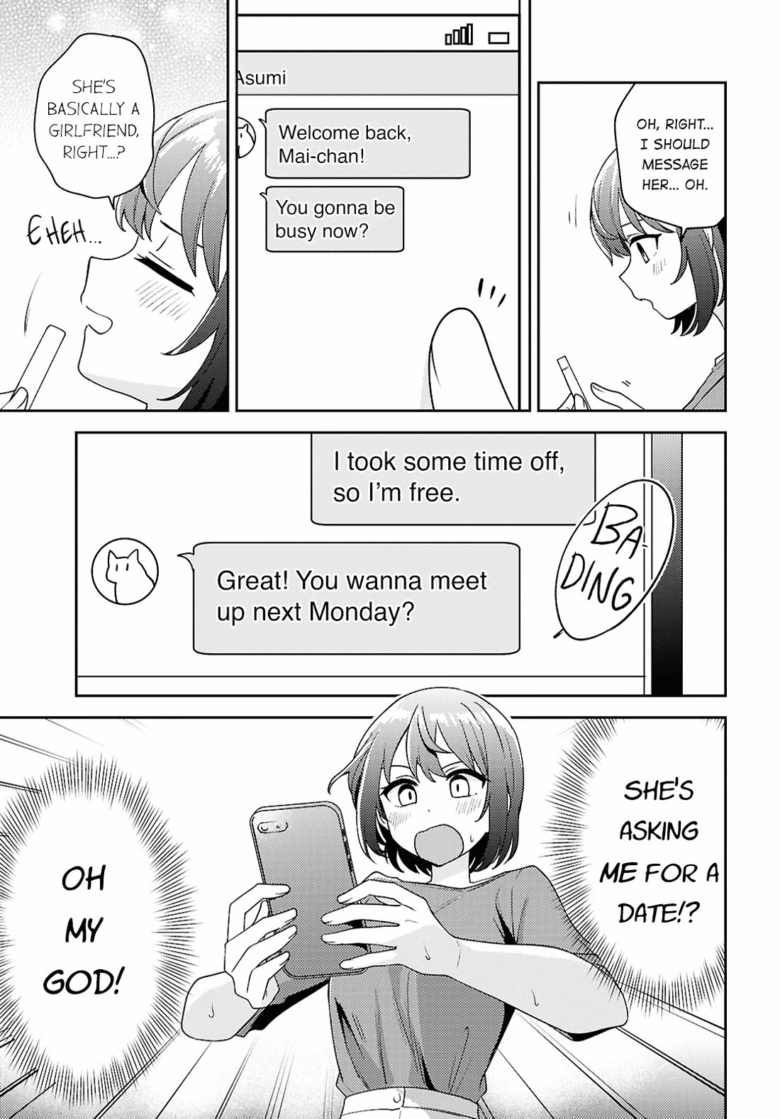 Asumi-chan Is Interested in Lesbian Brothels! Chapter 28 - Page 34